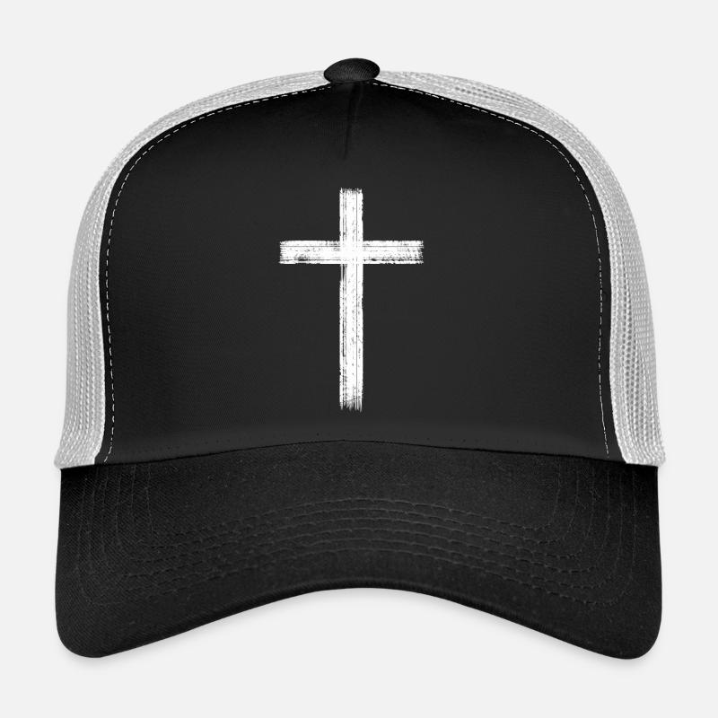 Das Kreuz - Trucker Cap - Schwarz/Steingrau