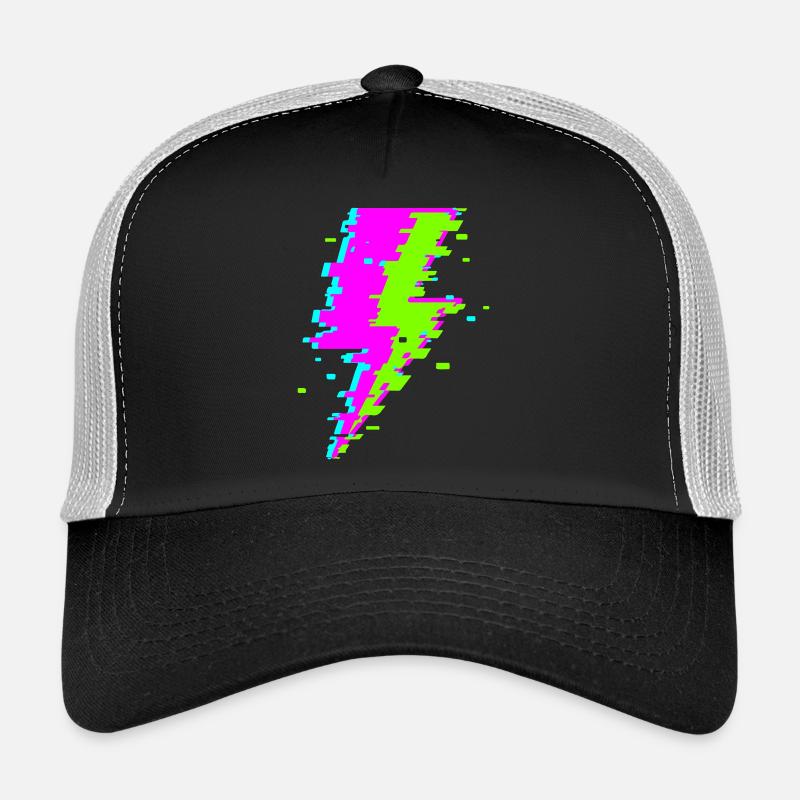Psychedelic Digital Beam - Trucker Cap - black/stone grey