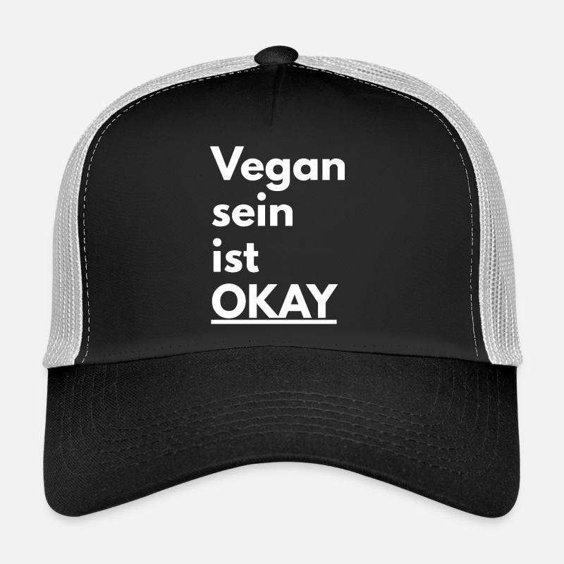 Dicton pour le mode de vie végétalien Casquette trucker 
