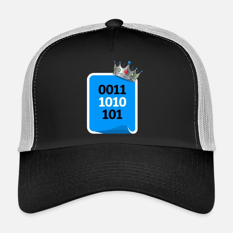 Roi binaire Casquette trucker 