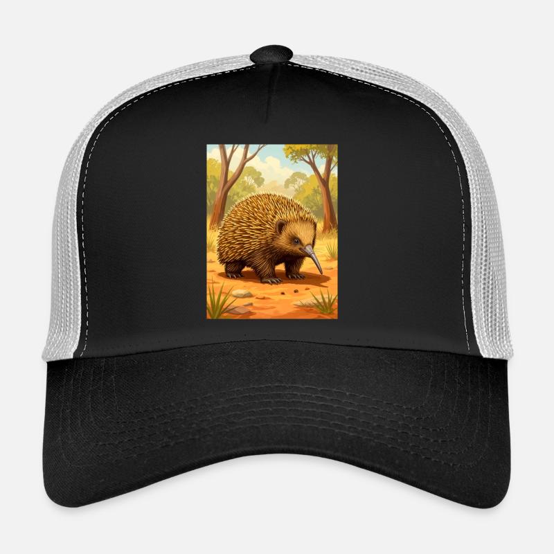 Echidna A spiny wanderer with ancient charm  Trucker Cap
