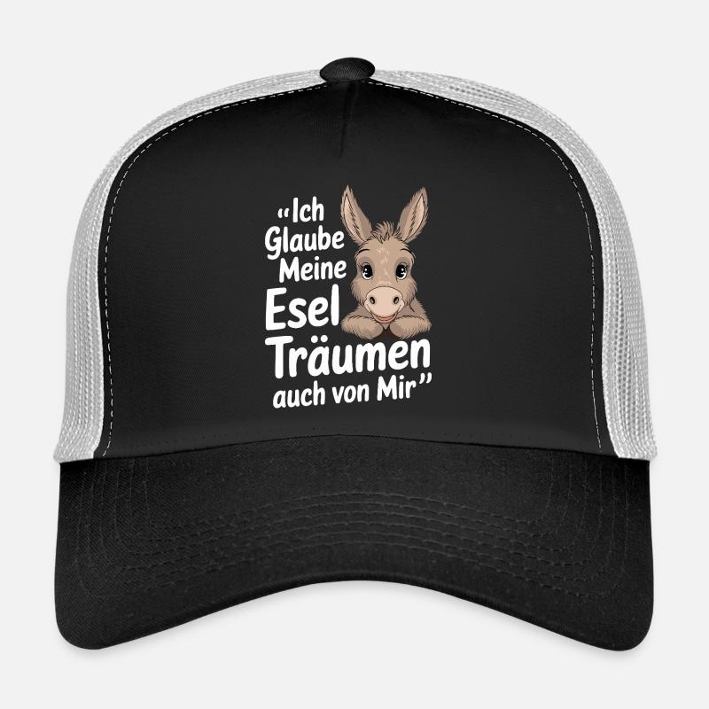 Je pense que mes ânes rêvent de moi aussi des ânes Casquette trucker 