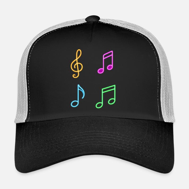 Partitions Neon – Music Vibes Casquette trucker 
