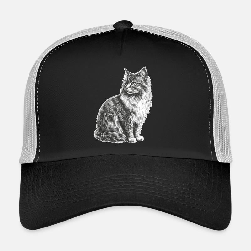 Chat Casquette trucker 