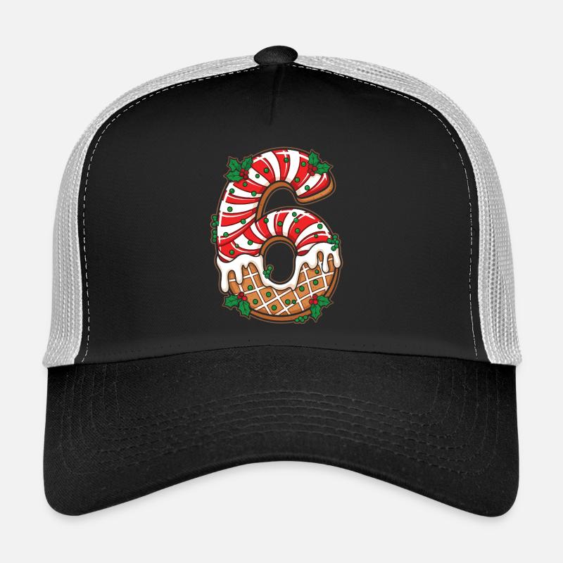 Glaçage Chiffre de Noël 6 Casquette trucker 