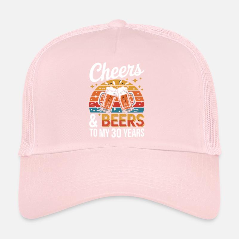 Cheers & Beers pour fêter mes 30 ans Casquette trucker 