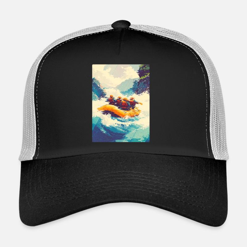 Rafting-Expedition in Wild Rapids Trucker Cap