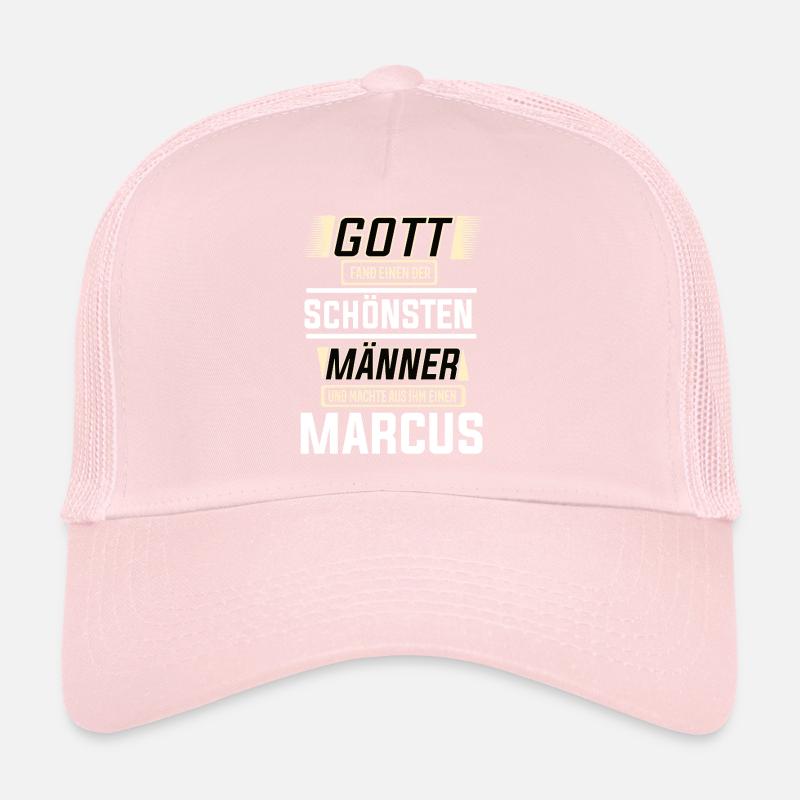 Marcus le plus bel homme de Dieu en forme de design Casquette trucker 