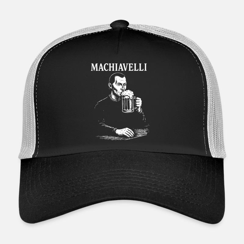 Portrait de Machiavel Brew Casquette trucker 