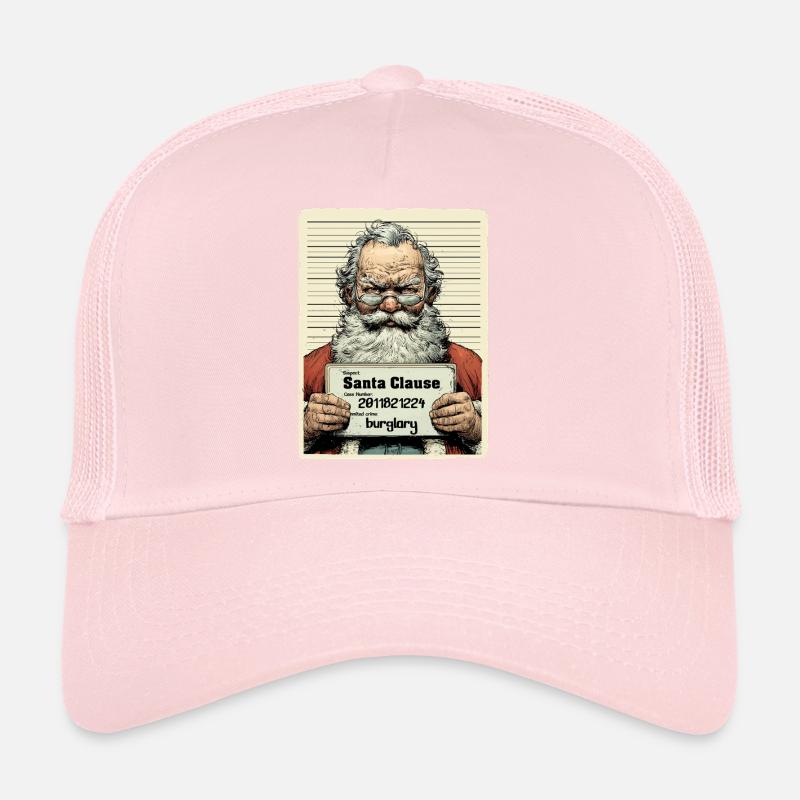 Santa Arrested Trucker Cap
