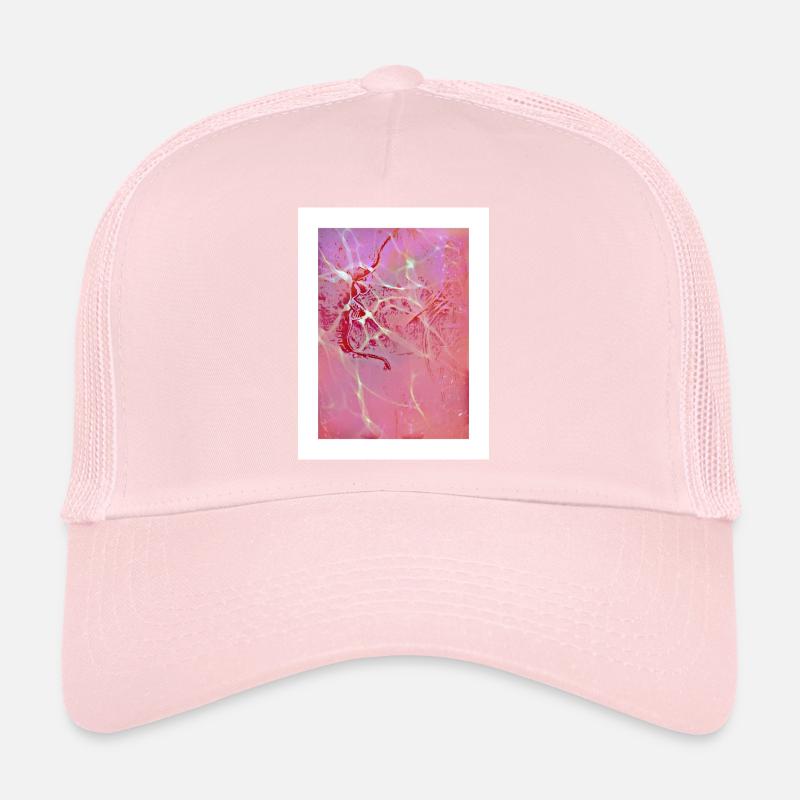 Abstract Pink Reflections Trucker Cap