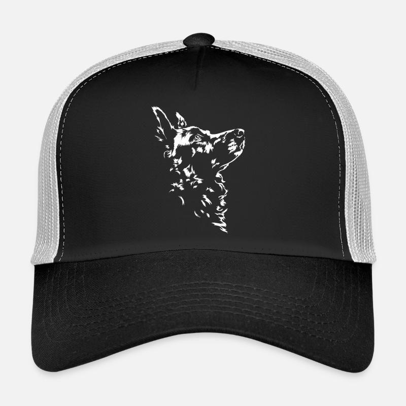 Mudi Silhouette Hunde Hund Wilsigns Trucker Cap