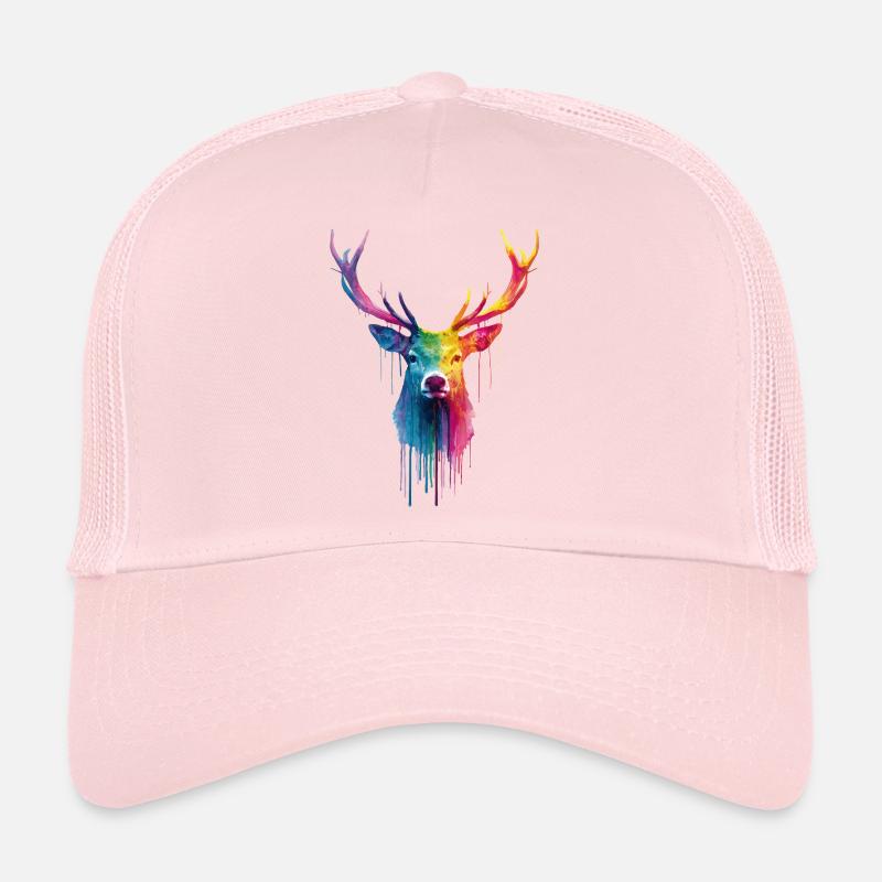 Hirsch Reh Geweih Trucker Cap