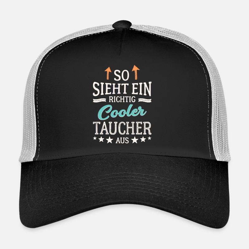 So sieht ein richtig cooler Taucher aus Trucker Cap