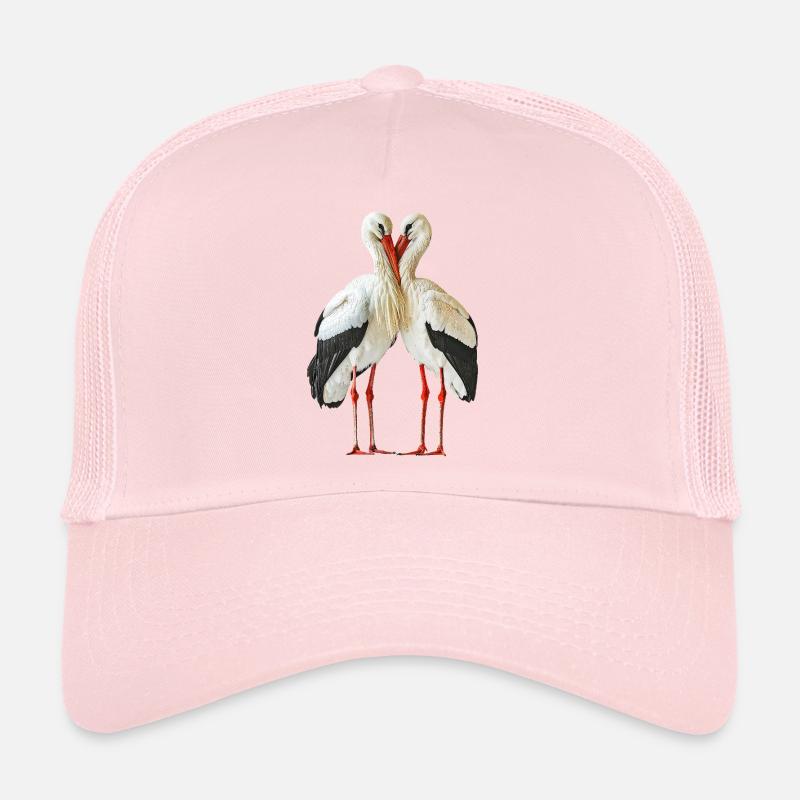 La cigogne de Whitestork Casquette trucker 