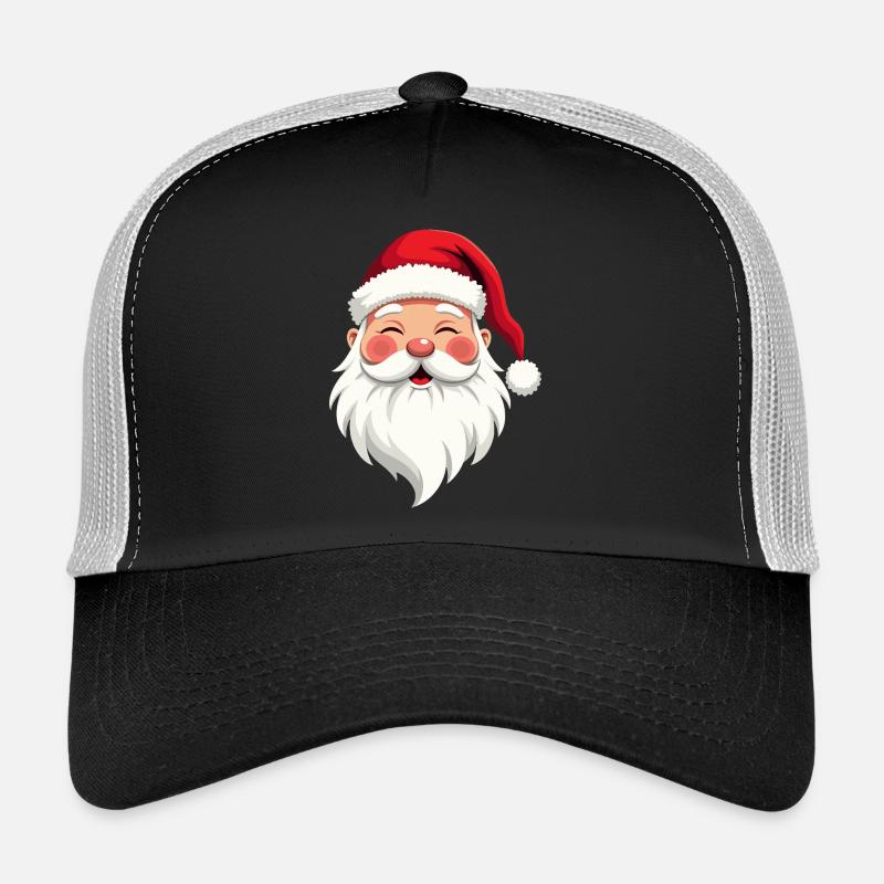 Santa Cheer Illustration Trucker Cap