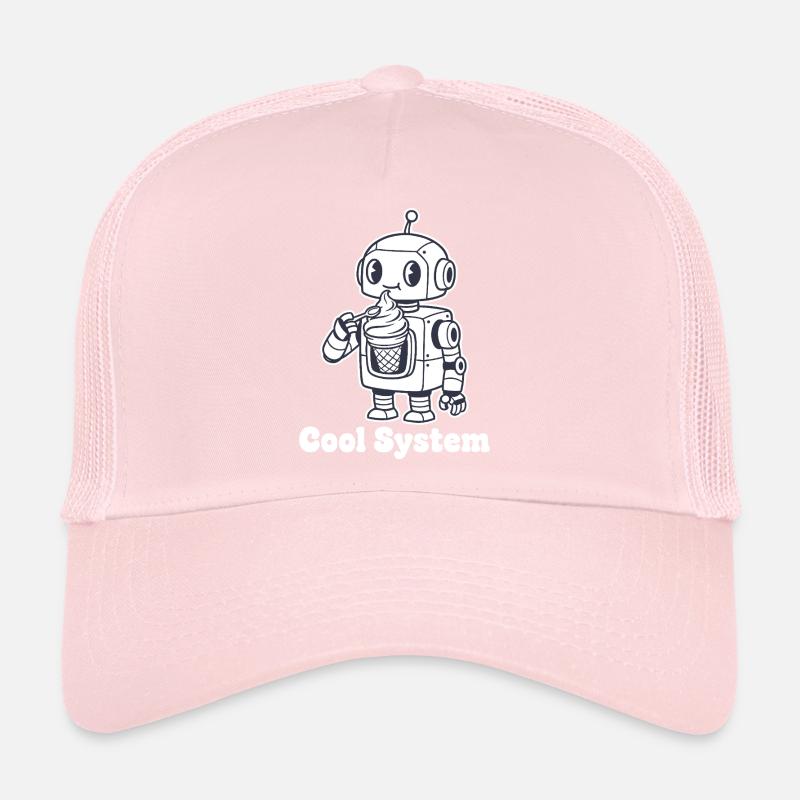Roboter mit Eiscreme Trucker Cap
