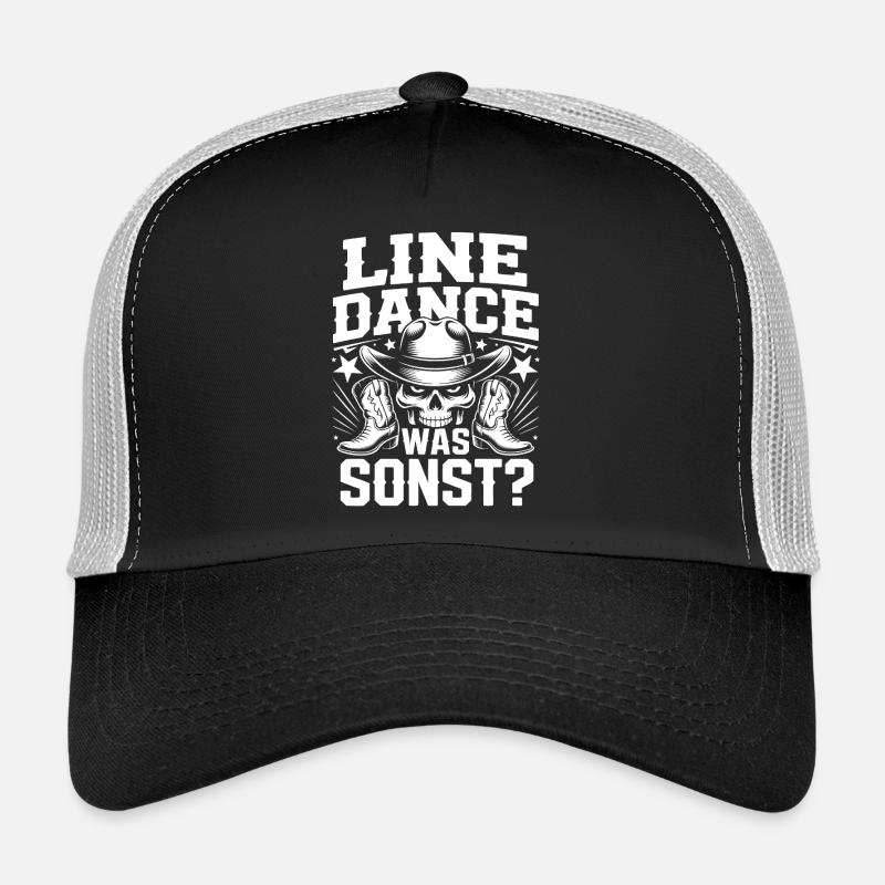 Line Dance Schädel Cowboy Trucker Cap