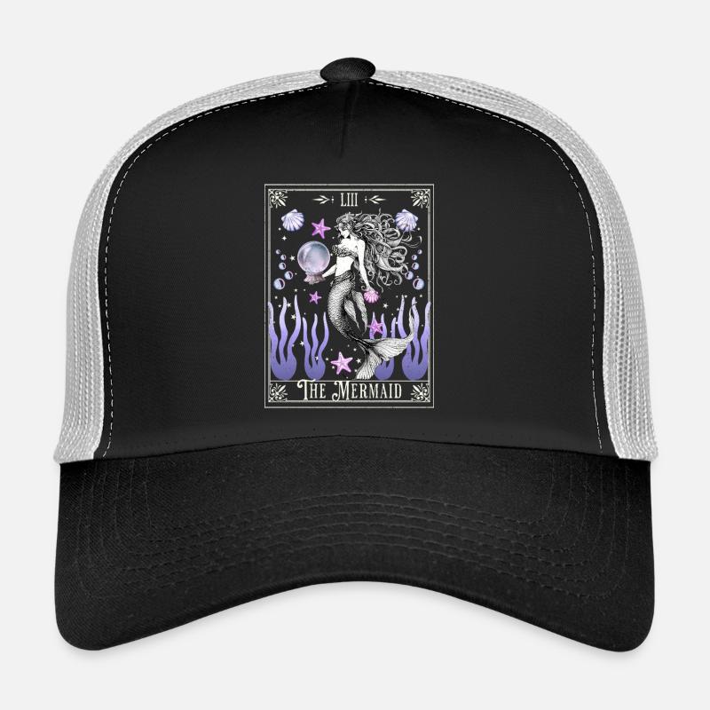 The Mermaid Mystical Tarot Trucker Cap