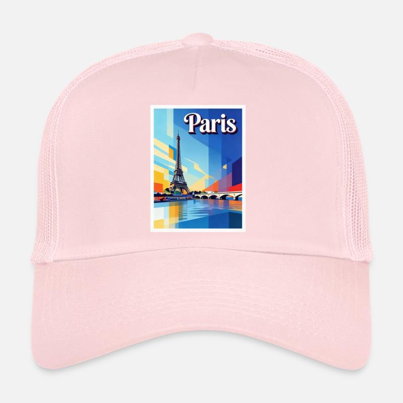 Paris Prism Eiffel Trucker Cap