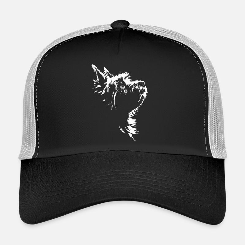Cairn Terrier Silhouette Chien Wilsigns Casquette trucker 
