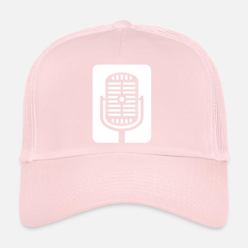 Emblème du micro rétro Casquette trucker 
