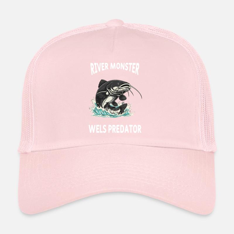 Pêche Rivière Silure Poisson Chat Casquette trucker 