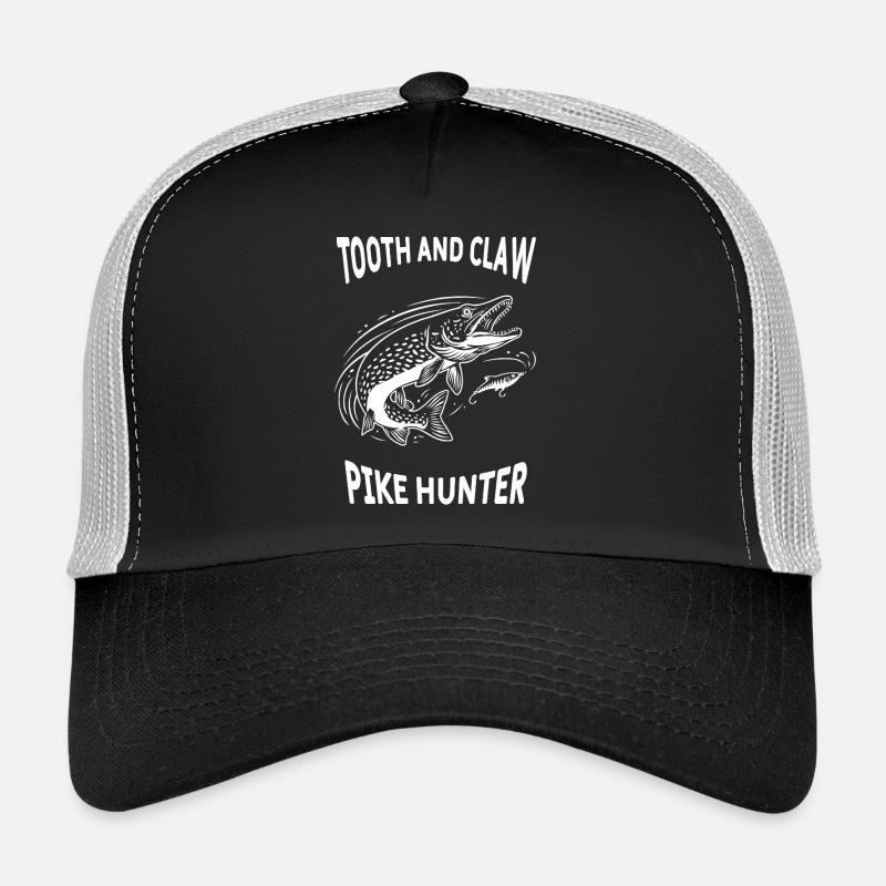 Pêche Rivière Brochet Pike Hunter Casquette trucker 