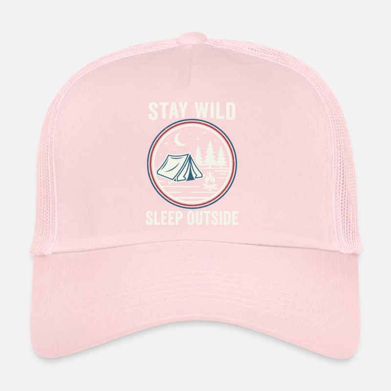 Reste sauvage Dors dehors Casquette trucker 