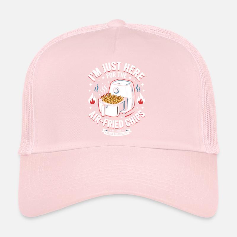 Chez Just Here For Air Fried Chips Casquette trucker 