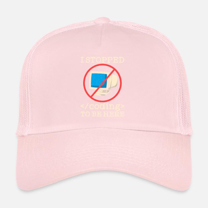 Coding funny saying programmer Trucker Cap