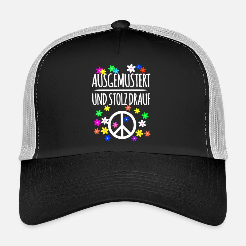 Ausgemustert Frieden Gegen Krieg Trucker Cap
