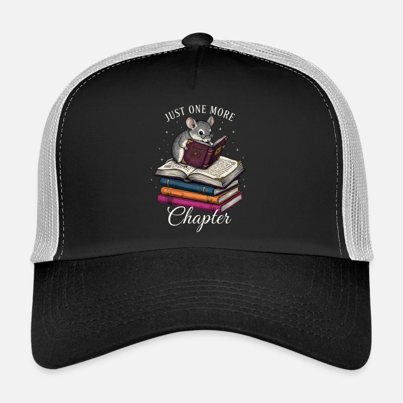 Just One More Chapter – Süße Leseratte mit Buch Trucker Cap