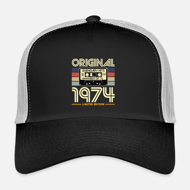 Original 1974 Cassette Rétro Casquette trucker 