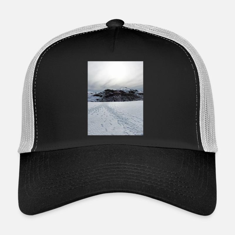 Snowbound Horizon Under Pale Sun - Trucker Cap - black/stone grey
