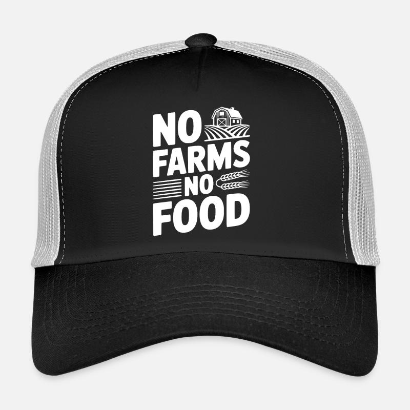 Pas de fermes, pas de nourriture Casquette trucker 