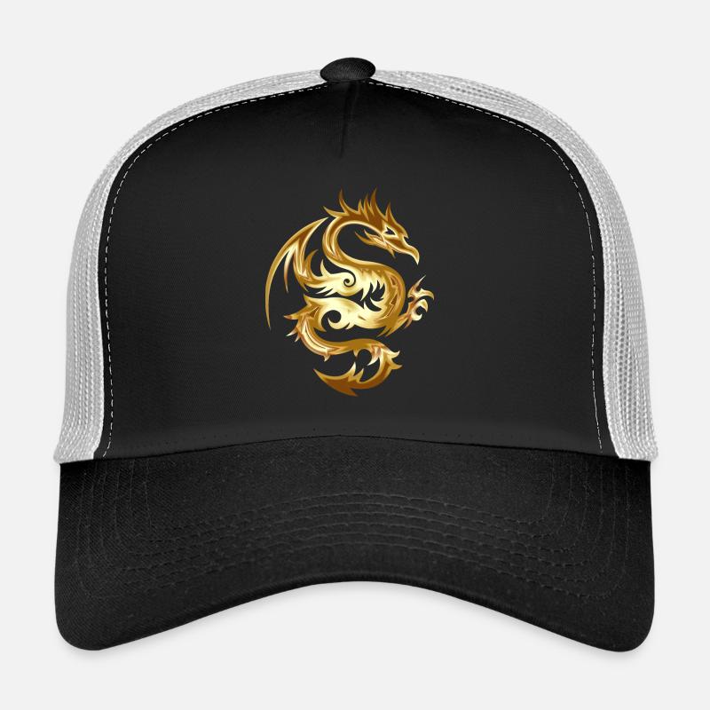 drag 137 - Trucker Cap - Schwarz/Steingrau