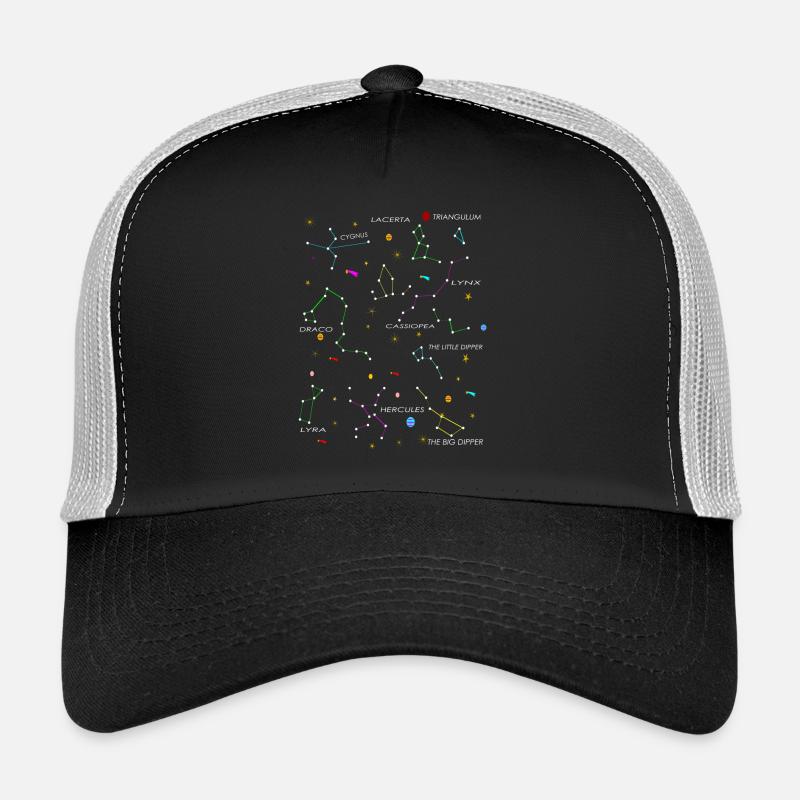 Konstellationen - Trucker Cap - Schwarz/Steingrau
