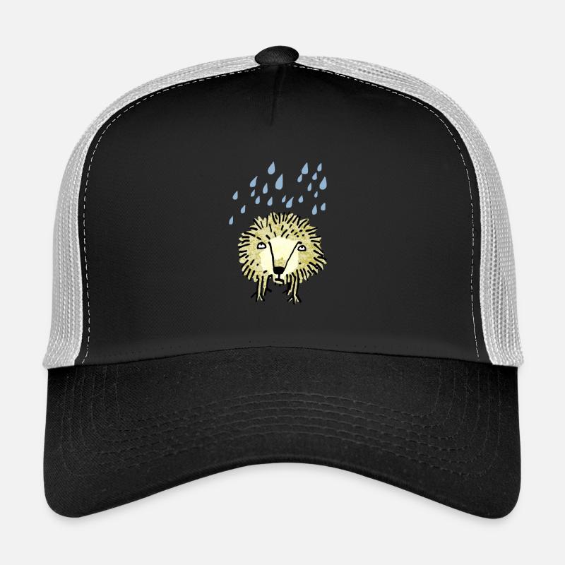 hérisson - Casquette trucker  - noir/gris pierre
