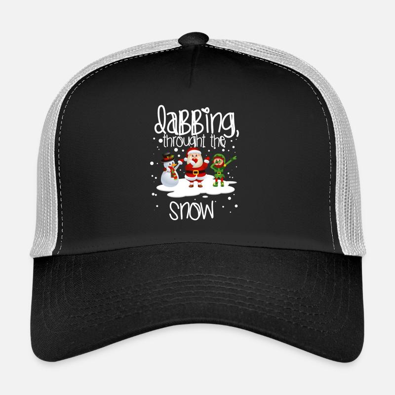 Dab Santa Gift Christmas Christmas Dabbing Trucker Cap