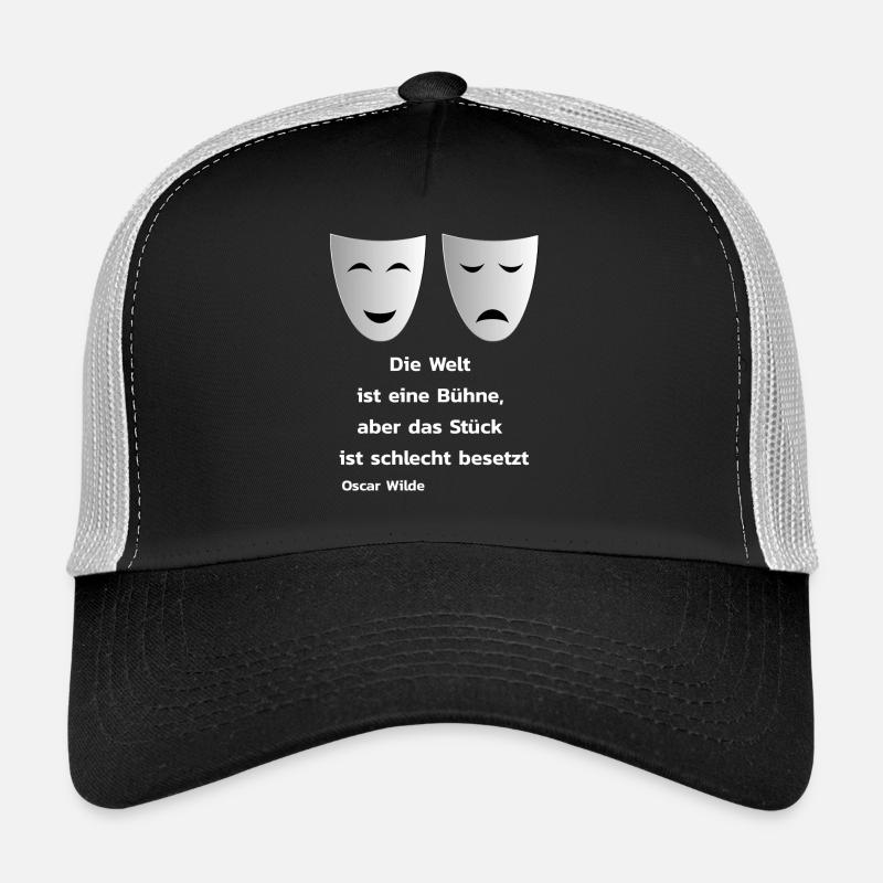 Theater - Trucker Cap - Schwarz/Steingrau