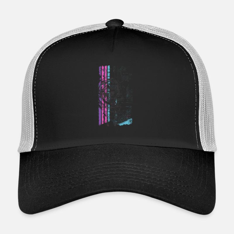 Horror Kinder Puppe - Trucker Cap - Schwarz/Steingrau