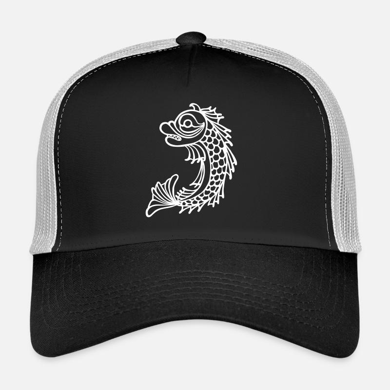 grenoble dauphin - Casquette trucker  - noir/gris pierre
