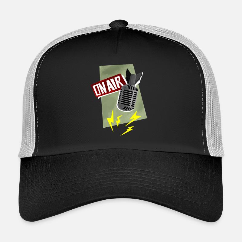 Microphone - diffusion en direct Casquette trucker 