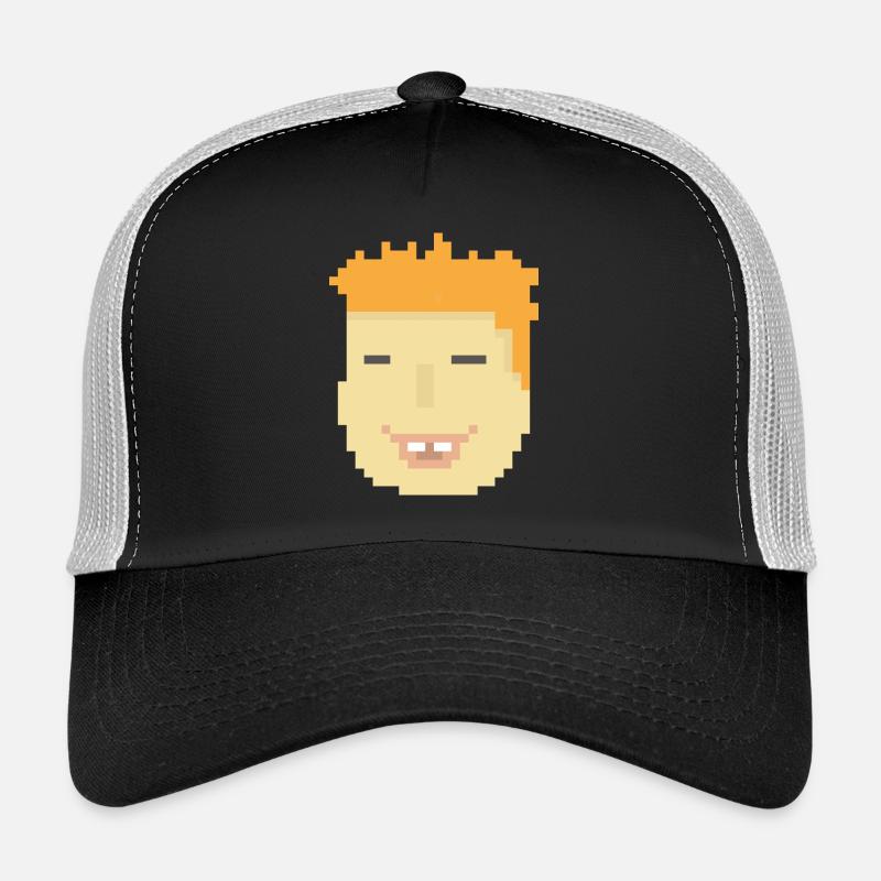 Junge - Trucker Cap - Schwarz/Steingrau