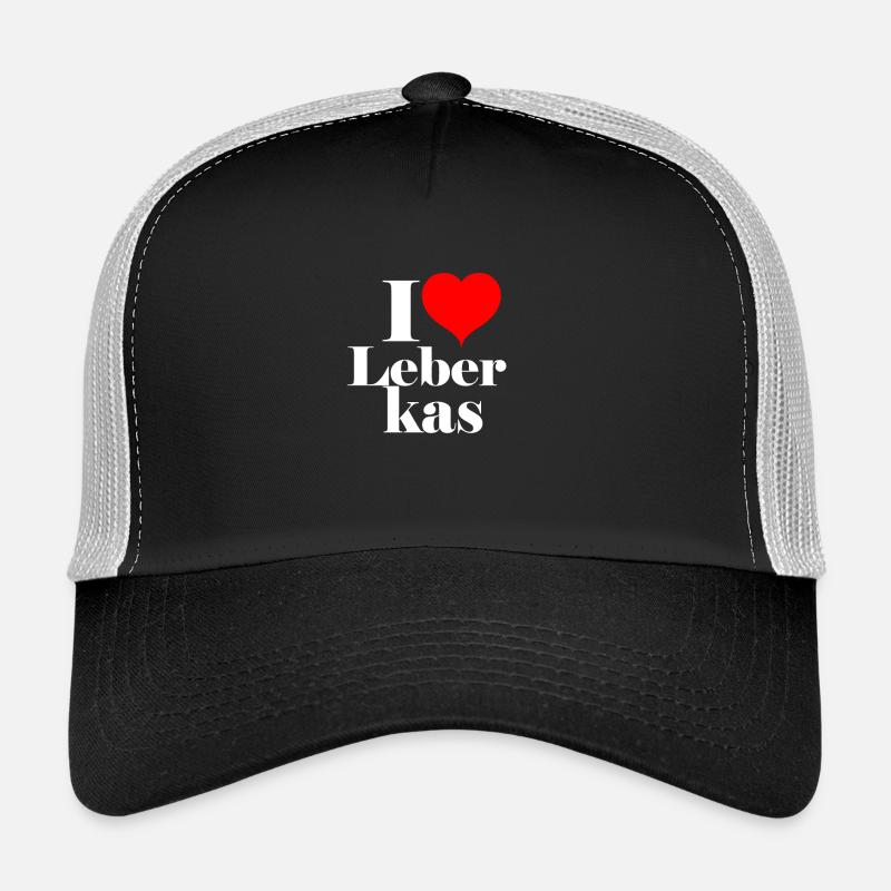 Leberkäse - Trucker Cap - Schwarz/Steingrau