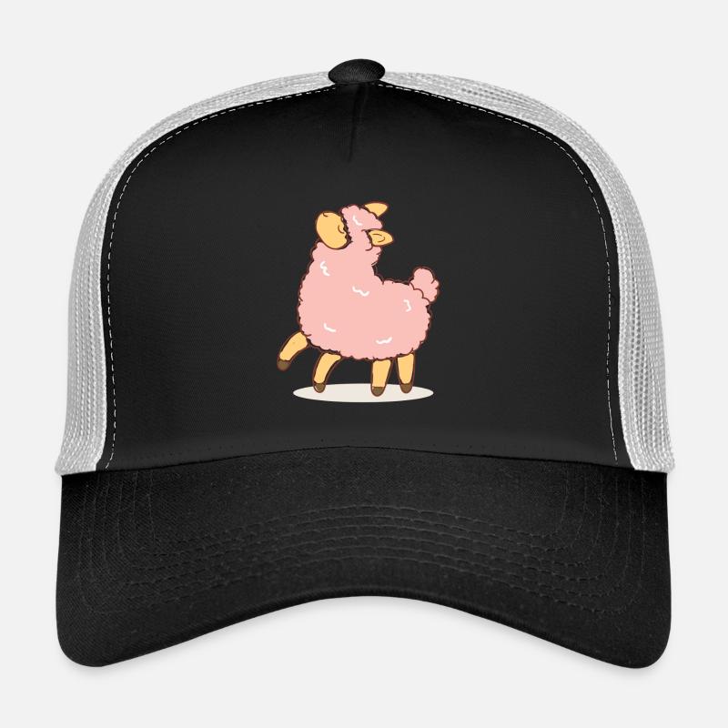 Brebis rose Casquette trucker 