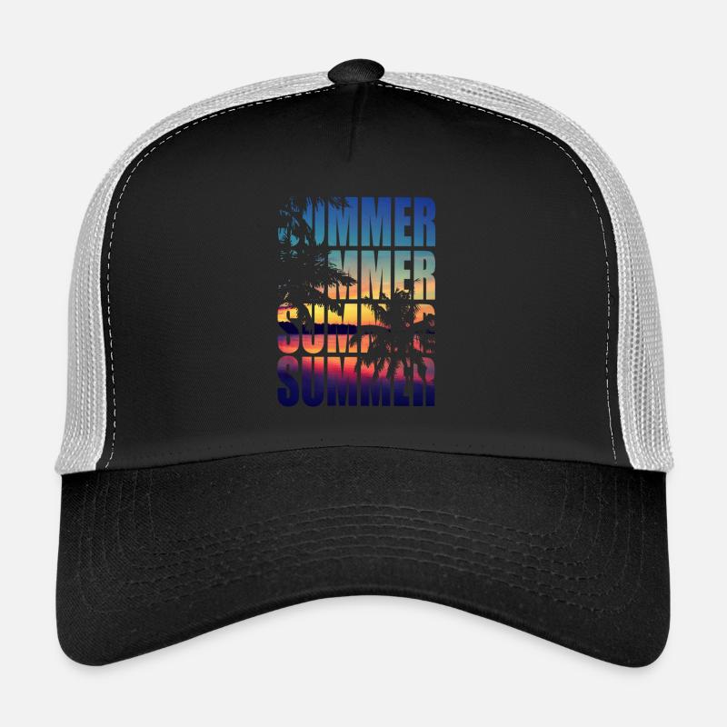 Summer palms summer Trucker Cap
