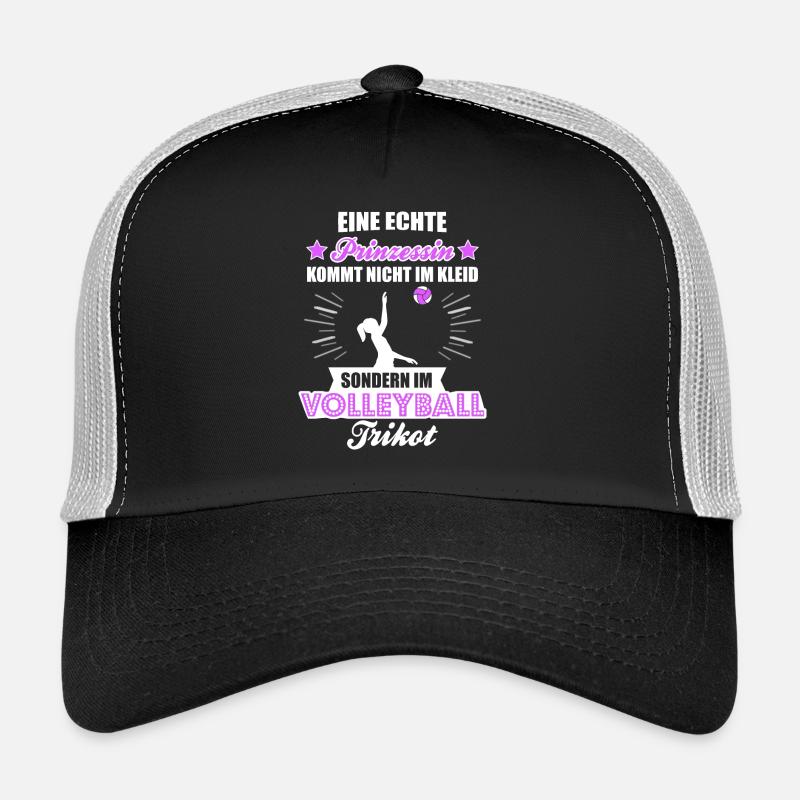 une vraie princesse ne vient pas dans la robe, mais Casquette trucker 