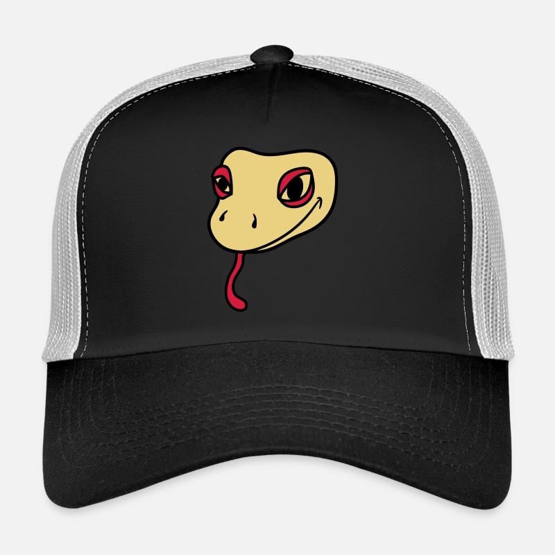 tête de gecko lézard reptile de serpent réel Casquette trucker 